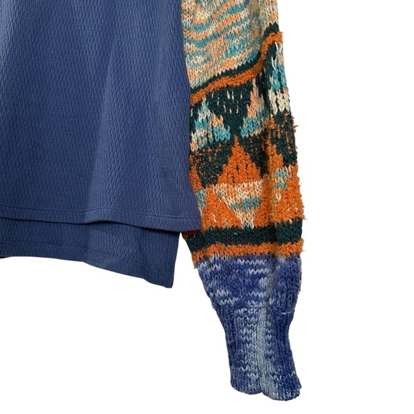 Free People Women’s Medium Swit The Small Stuff Pullover Sweater - Picture 2 of 7